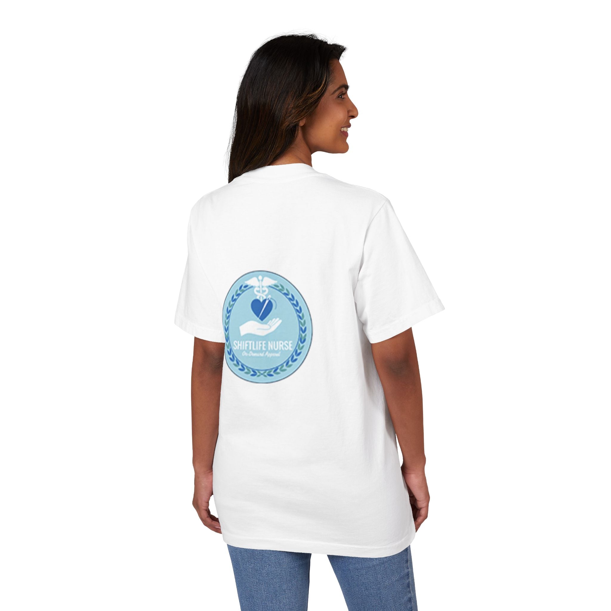 Unisex Garment-Dyed Drop-Shoulder T-Shirt