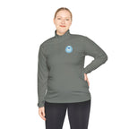 Quarter-Zip Pullover — Blue Heart Charity Emblem