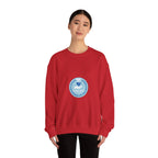 Crewneck Sweatshirt — Compassionate Nurse Blue Badge Design