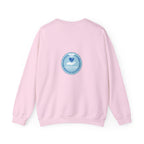 Crewneck Sweatshirt — Compassionate Nurse Blue Badge Design