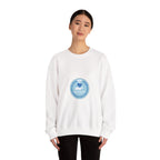 Crewneck Sweatshirt — Compassionate Nurse Blue Badge Design