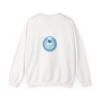 Crewneck Sweatshirt — Compassionate Nurse Blue Badge Design