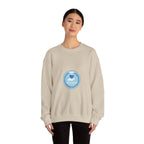 Crewneck Sweatshirt — Compassionate Nurse Blue Badge Design