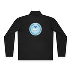 Quarter-Zip Pullover — Blue Heart Charity Emblem