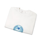 Crewneck Sweatshirt — Compassionate Nurse Blue Badge Design