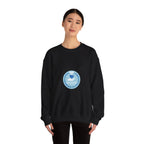 Crewneck Sweatshirt — Compassionate Nurse Blue Badge Design