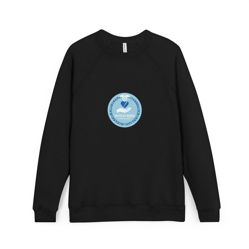 Nurse Support Crewneck Sweatshirt — 'Nurses Know Best' Heart Badge