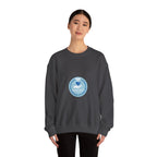 Crewneck Sweatshirt — Compassionate Nurse Blue Badge Design