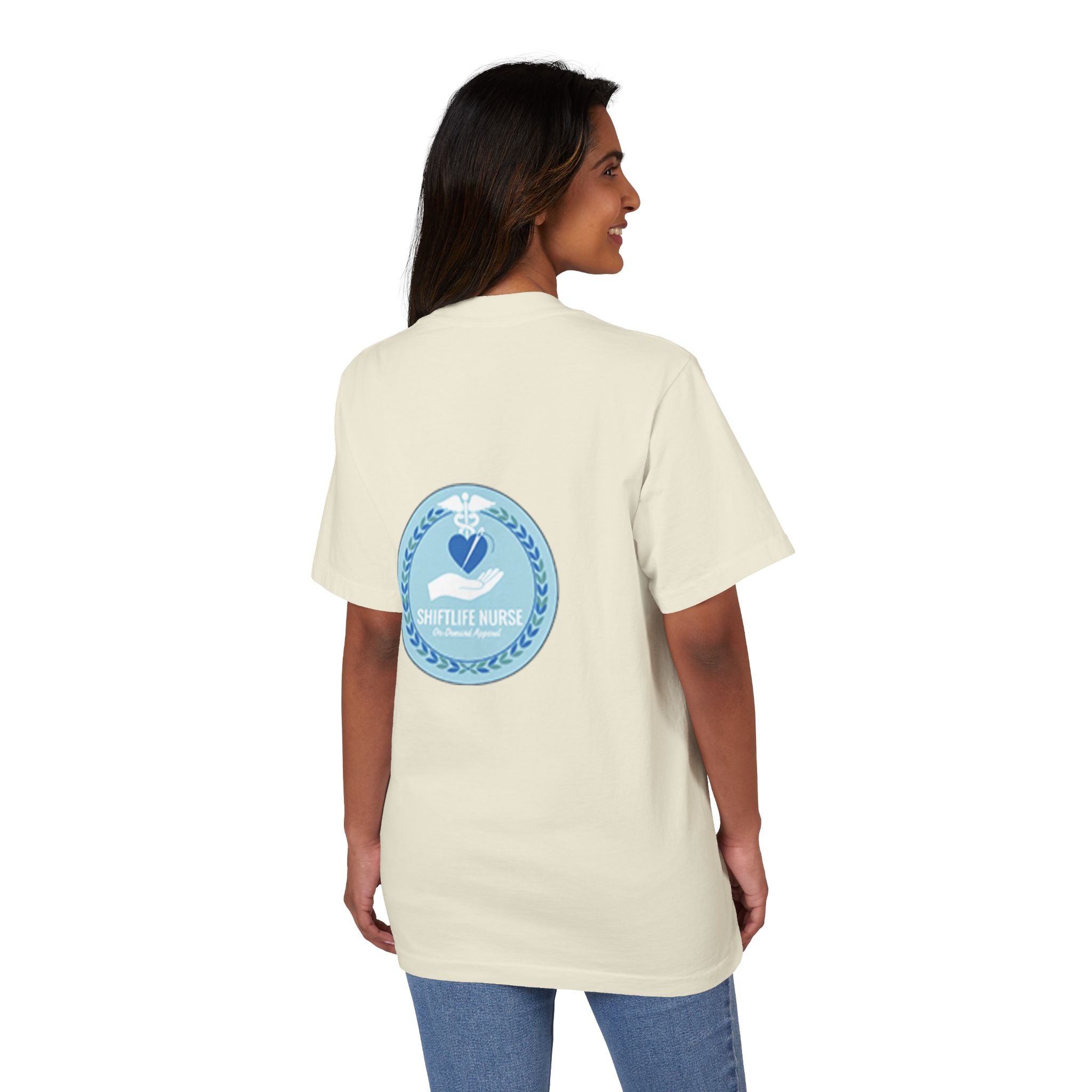 Unisex Garment-Dyed Drop-Shoulder T-Shirt
