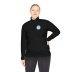 Quarter-Zip Pullover — Blue Heart Charity Emblem