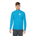 Quarter-Zip Pullover — Blue Heart Charity Emblem