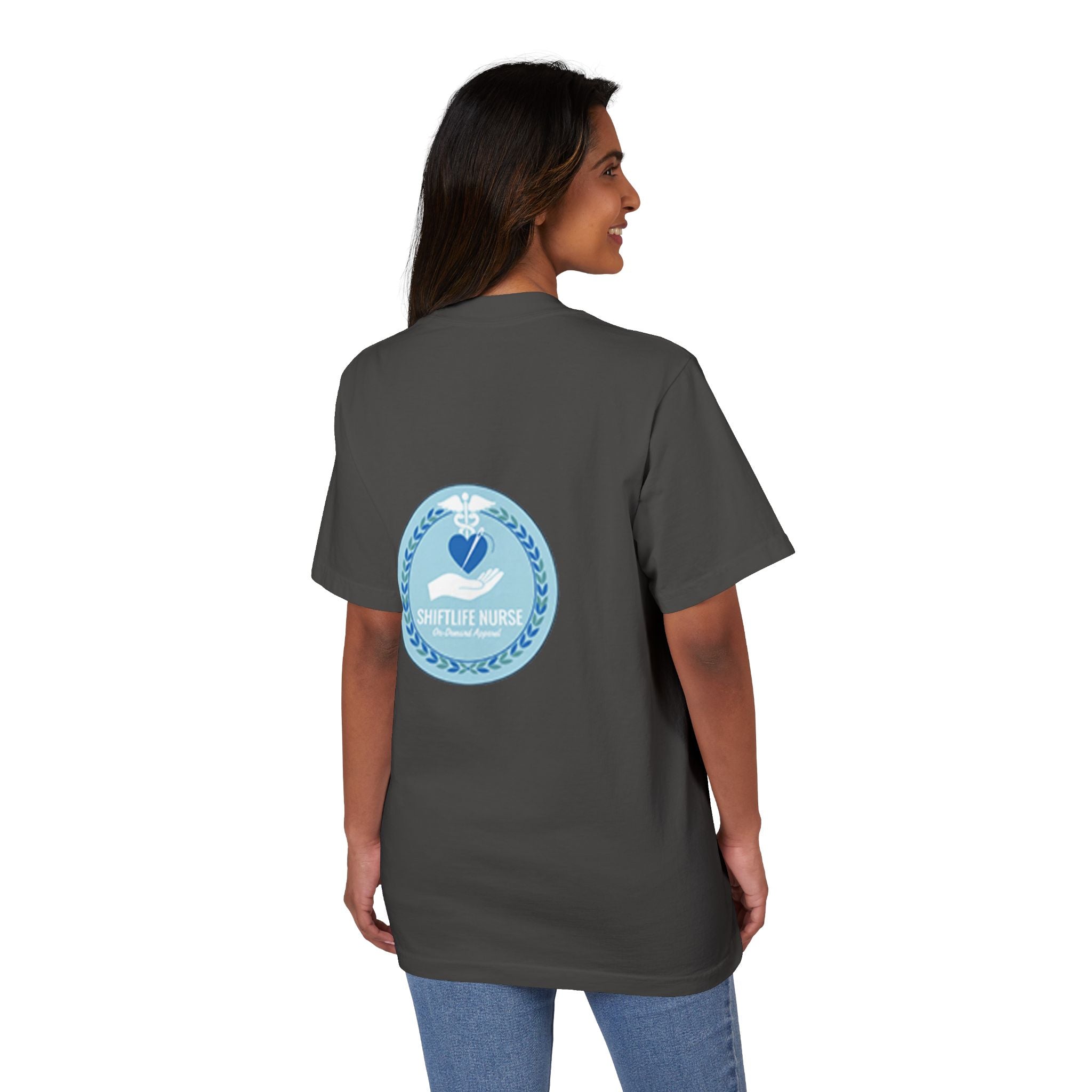 Unisex Garment-Dyed Drop-Shoulder T-Shirt