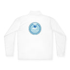 Quarter-Zip Pullover — Blue Heart Charity Emblem