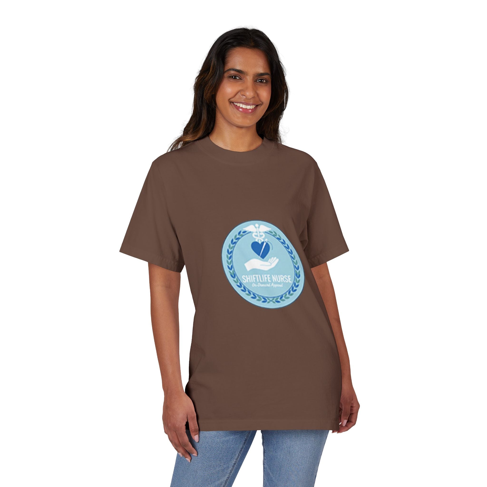 Unisex Garment-Dyed Drop-Shoulder T-Shirt