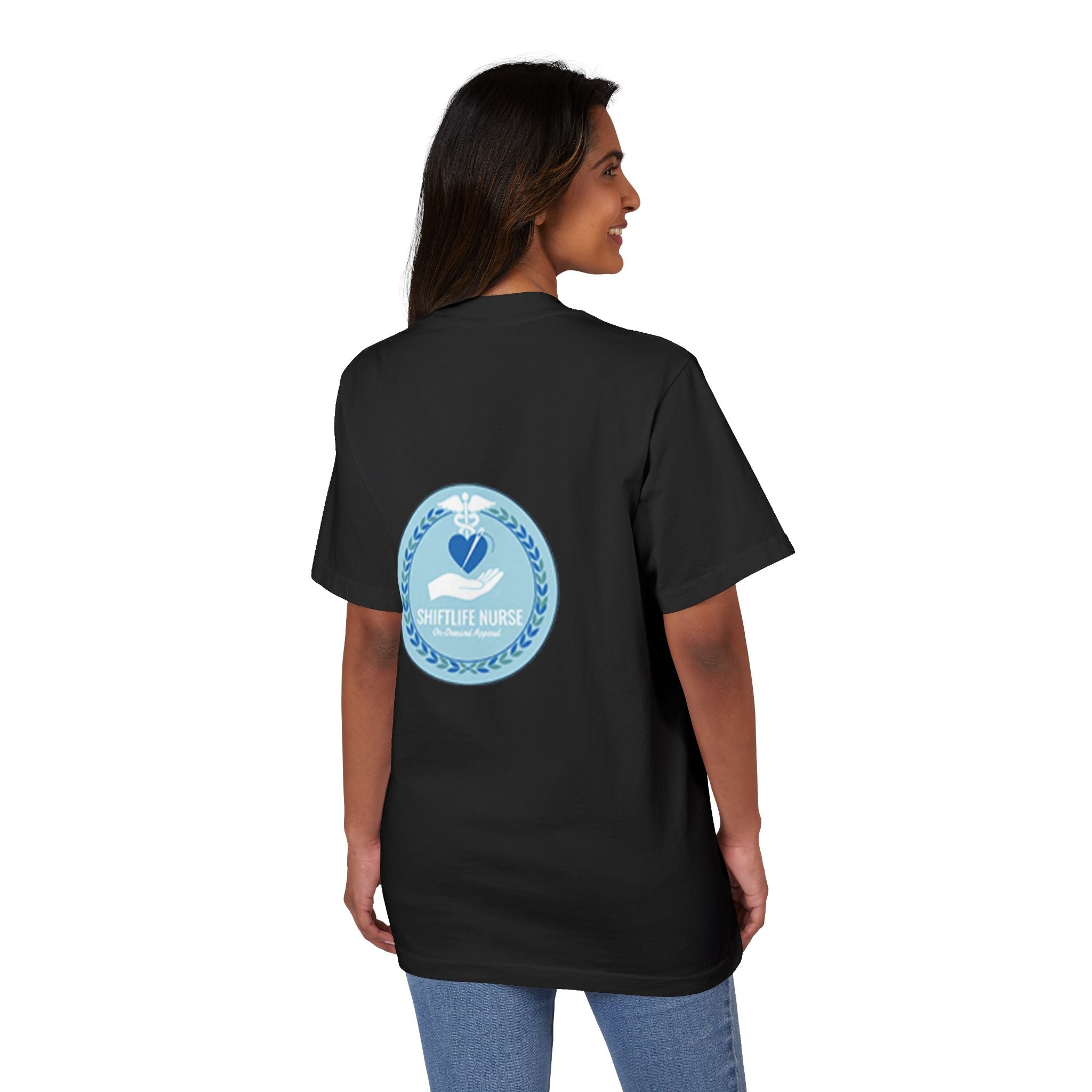 Unisex Garment-Dyed Drop-Shoulder T-Shirt