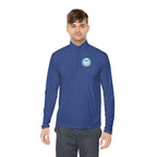 Quarter-Zip Pullover — Blue Heart Charity Emblem