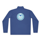 Quarter-Zip Pullover — Blue Heart Charity Emblem